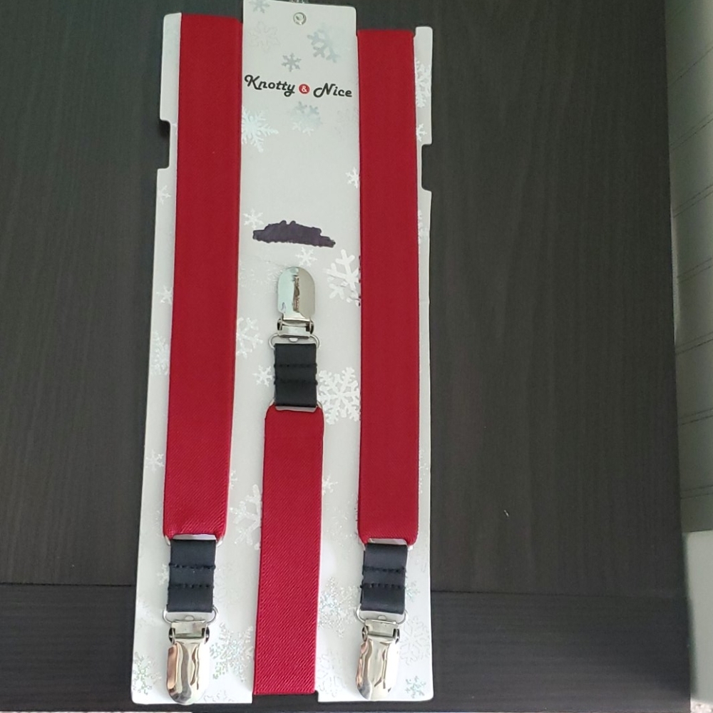 Red suspenders